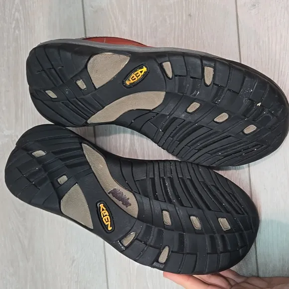 Keen Womens Leather Casual Shoes Sneakers Shoes Sz 8.5