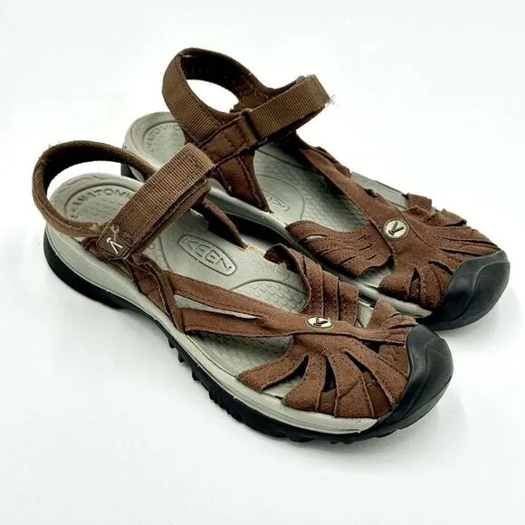 Keen Women’s Rose Adventure Sandal Gorpcore Brown Sandal Sz US 6.5