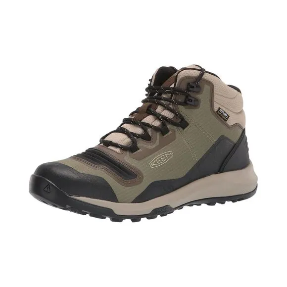 Keen Women's Tempo Flex Mid Hiking Boots Green Waterproof Size 8