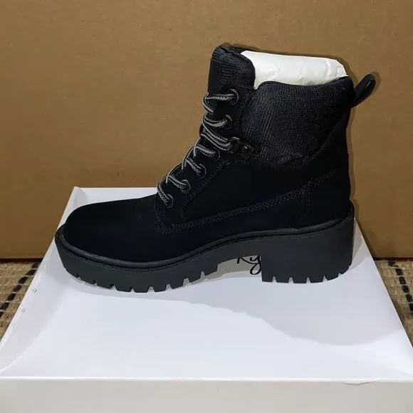 KENDALL   KYLIE Women’s Vegan Leather Weston Combat Hiking Boots size 6.5