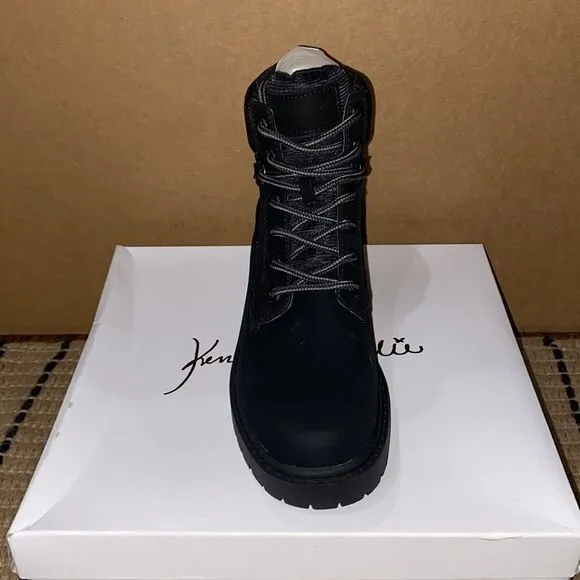 KENDALL   KYLIE Women’s Vegan Leather Weston Combat Hiking Boots size 6.5