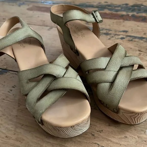 Kork Ease clog sandals, size 11.