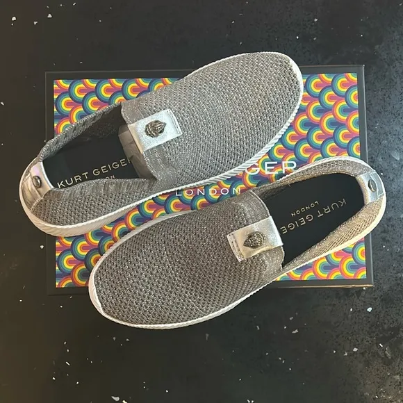 Kurt Geiger Silver Kicks