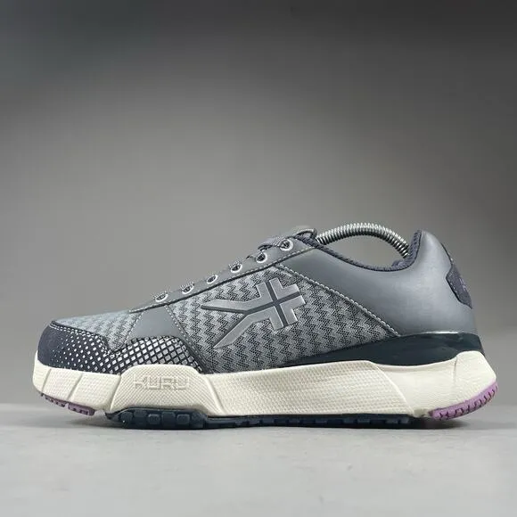 KURU Quantum 2.0 Women’s 10.5 Medium Gray Purple Walking Shoe Athletic Sneakers