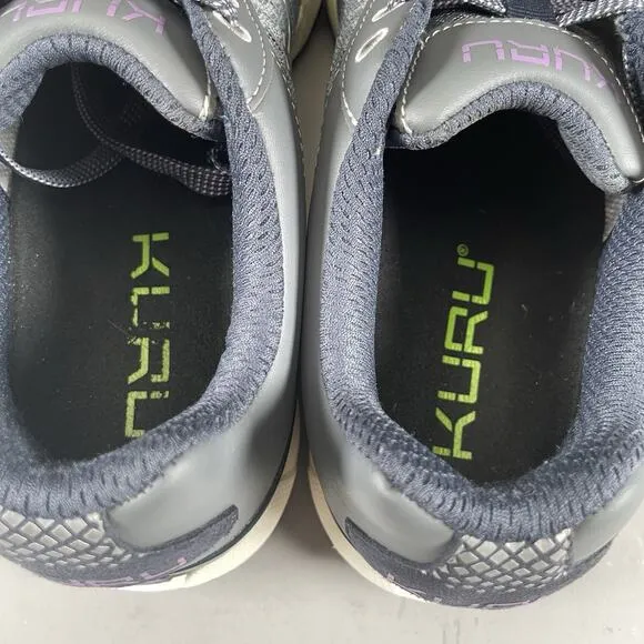 KURU Quantum 2.0 Women’s 10.5 Medium Gray Purple Walking Shoe Athletic Sneakers