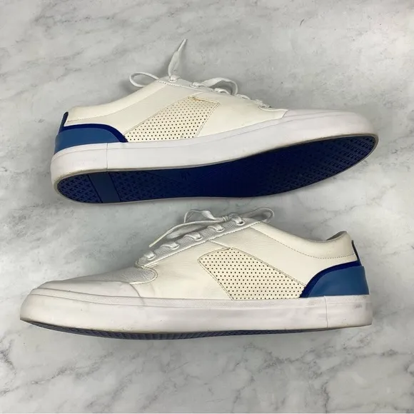 Lacoste: Men's Lace Up Sporty Casual White Tennis Shoes Sneakers Preppy Size 12