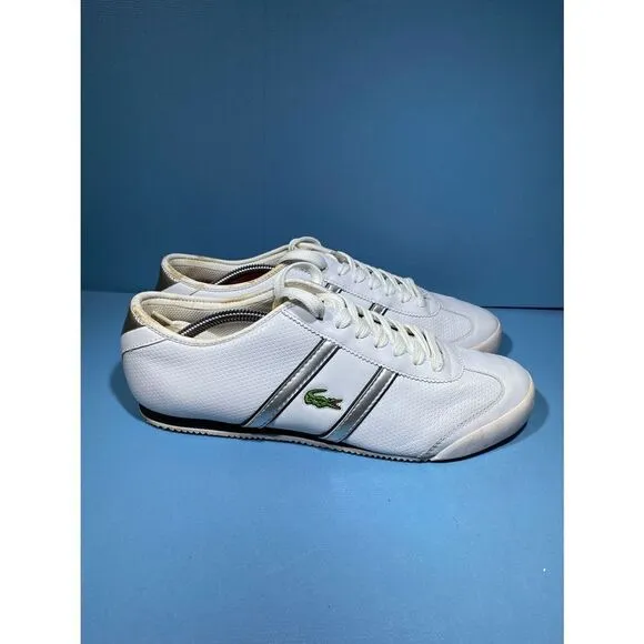 Lacoste Tourelle MP SPM White Athletic Shoes Sneakers Mens 10,5