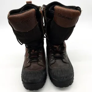 Lacrosse Mens Size-9 Thinsulate Leather Winter Leather Upper Lace-Up Snow Boots