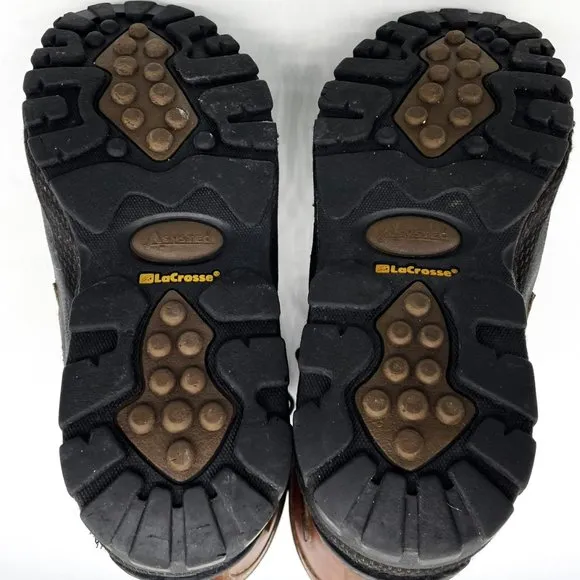 Lacrosse Mens Size-9 Thinsulate Leather Winter Leather Upper Lace-Up Snow Boots