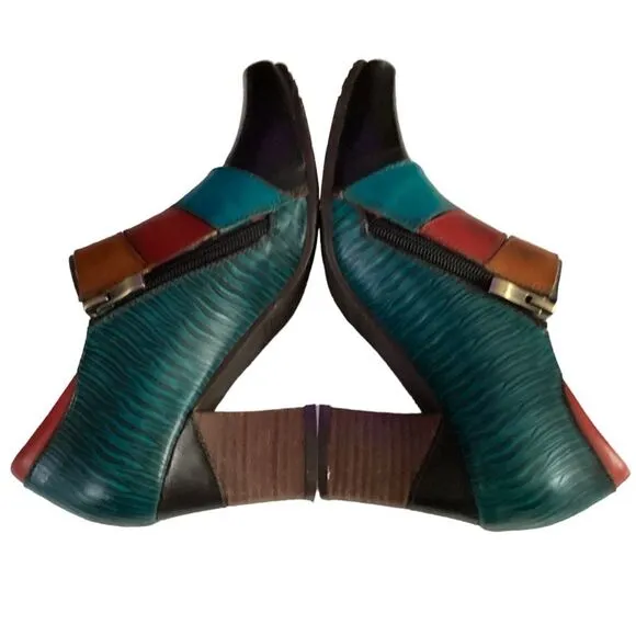 L'Artiste By Spring Step Muqui Ankle Boots Booties Dress Pumps Shoes Size 36 Wom