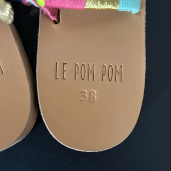 Le Pom Pom Arlene Crossover Sandals