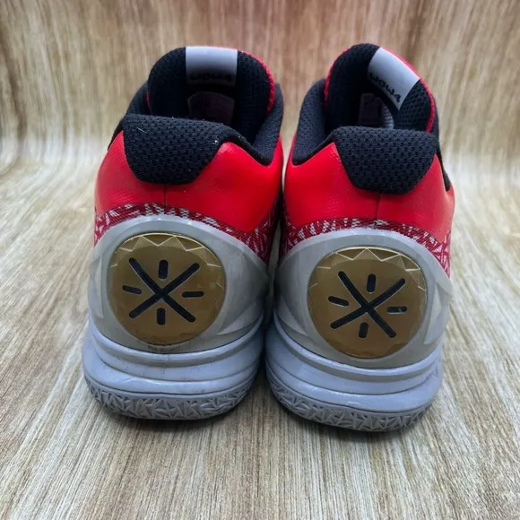 Li-Ning Way of Wade 4 Lucky 13 Men's Size 13 Red Basketball Shoes Low Sneakers