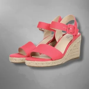 Life Stride espadrille wedge sandal 9 new