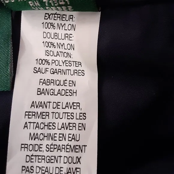 L.L. BEAN NWT Kids' Cold Buster Snow Pants navy blue (10)