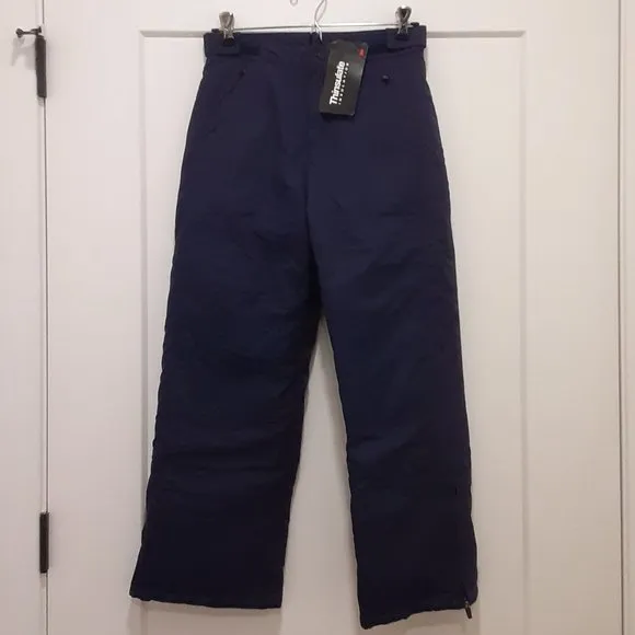 L.L. BEAN NWT Kids' Cold Buster Snow Pants navy blue (10)