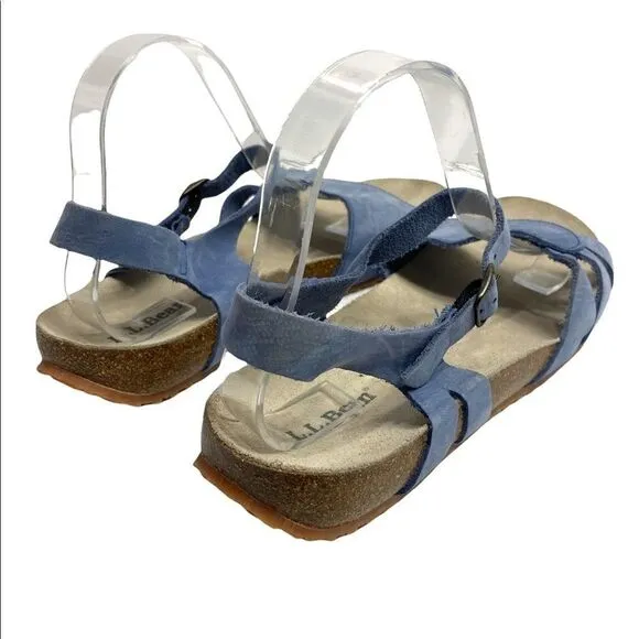 L.L. Bean Suede Blue Sandals