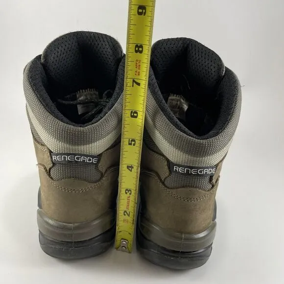Lowa Renegade Mid GTX Hiking Boots Womens Size 8.5 Brown GoreTex Waterproof