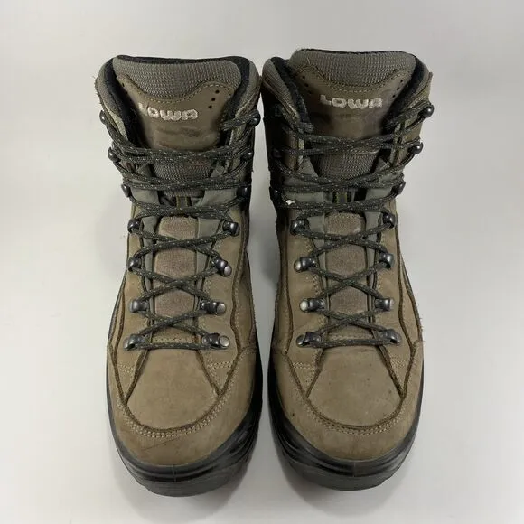 Lowa Renegade Mid GTX Hiking Boots Womens Size 8.5 Brown GoreTex Waterproof