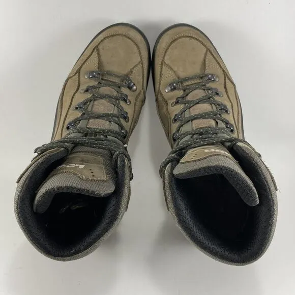 Lowa Renegade Mid GTX Hiking Boots Womens Size 8.5 Brown GoreTex Waterproof