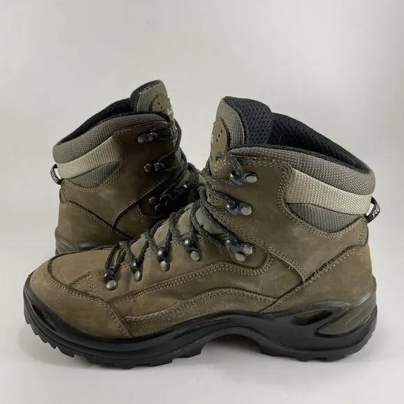 Lowa Renegade Mid GTX Hiking Boots Womens Size 8.5 Brown GoreTex Waterproof