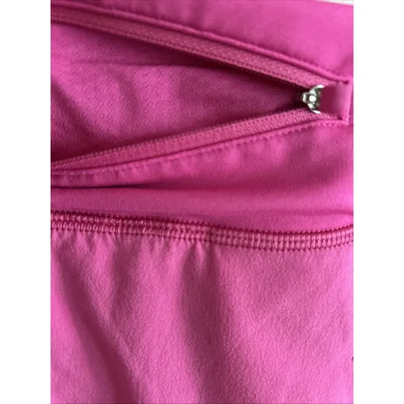 Lululemon Pace Rival Mid-Rise Tennis Skirt Sonic Pink Zip Pocket Women's Size 4