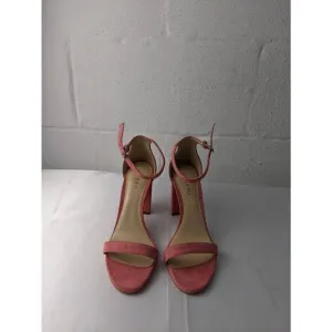 M. Gemi The Pilone Pink Suede Sandals sz 38.5 Made in Italy New