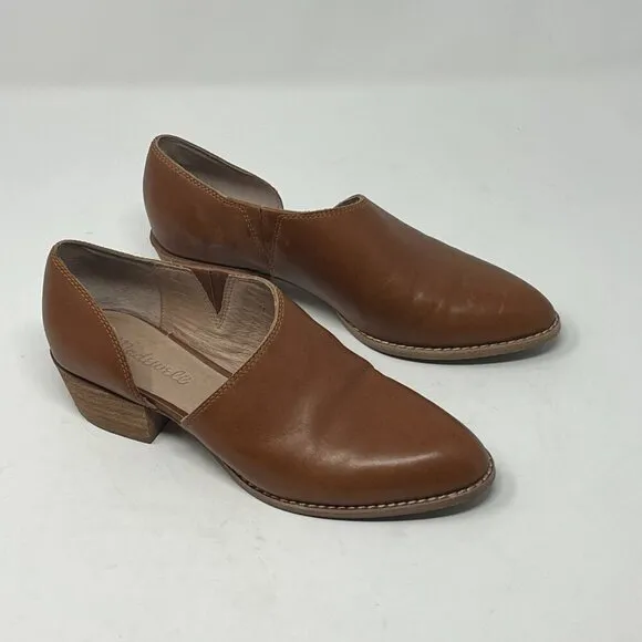 Madewell Lucie shoes 6 tan leather brown