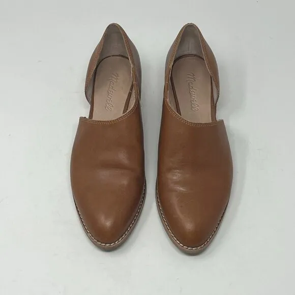 Madewell Lucie shoes 6 tan leather brown