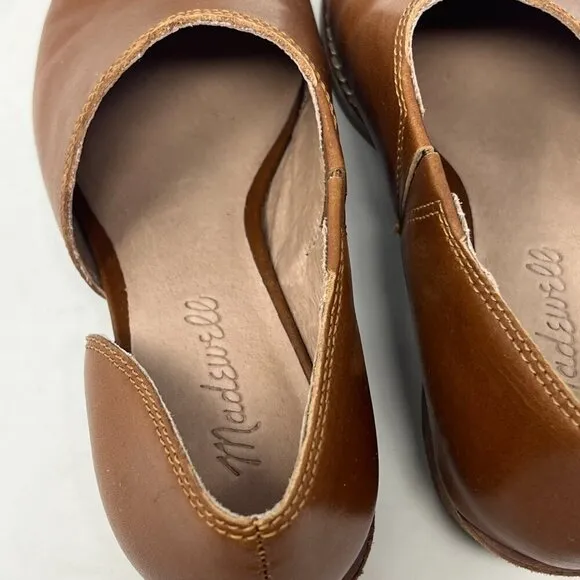 Madewell Lucie shoes 6 tan leather brown