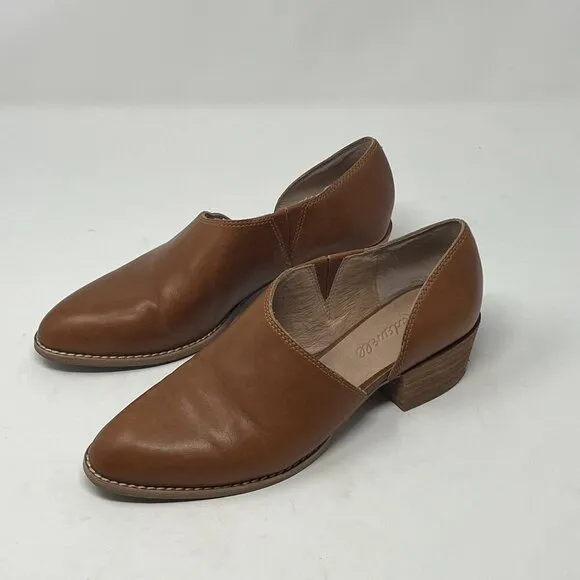 Madewell Lucie shoes 6 tan leather brown
