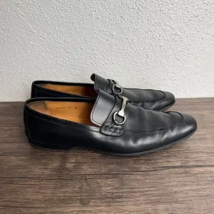 Magnanni Rafa II Bit Loafer‎ Dress Shoes Black Leather Mens Size 13 18456