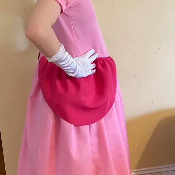 MARIO BROS PEACH PRINCESS DRESS