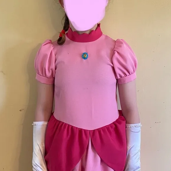 MARIO BROS PEACH PRINCESS DRESS