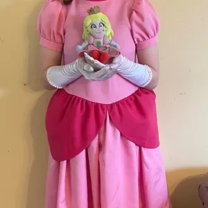 MARIO BROS PEACH PRINCESS DRESS
