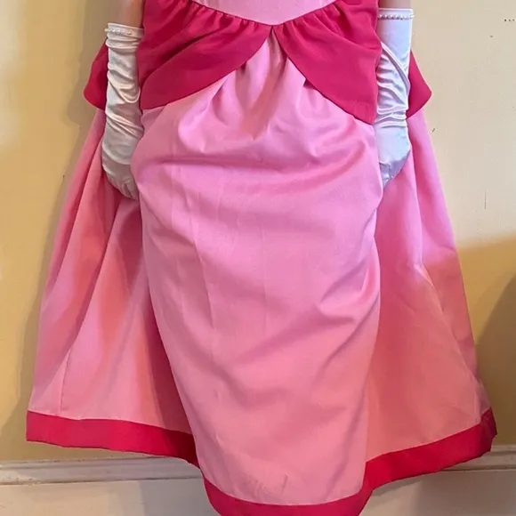 MARIO BROS PEACH PRINCESS DRESS