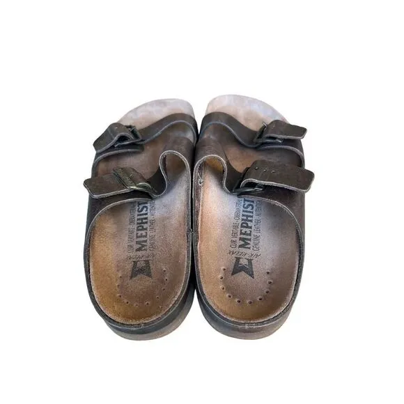MEMPHISTO MEN’S LEATHER SANDALS EURO SIZE 44, US size 10
