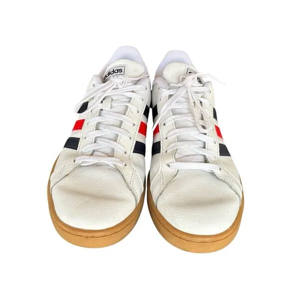 [Mens 9] ADIDAS GRAND COURT Active Red Tennis Shoes Sneaker EE7888
