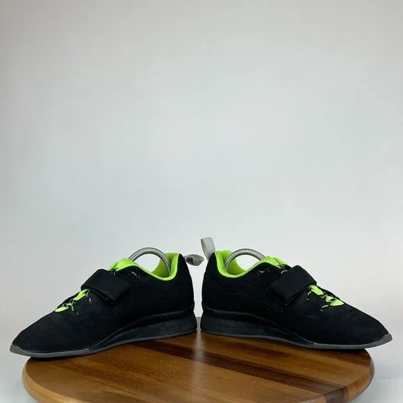 Mens‎ Adidas Adipower Weightlifting 2 Black Athletic Shoes Sneakers Size 9 M GUC