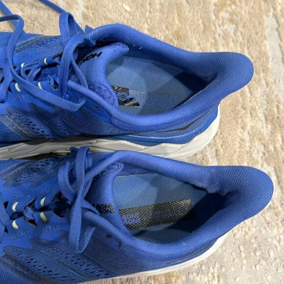 Mens HOKA One One Arahi 5 Blue Running Walking Shoes 9.5 D in GUC