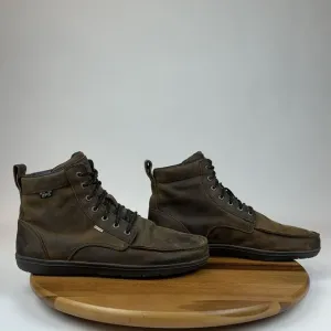 Mens Lems Boulder Summit Brown Leather Waterproof‎ Hiking Trail Boots Size 14 D