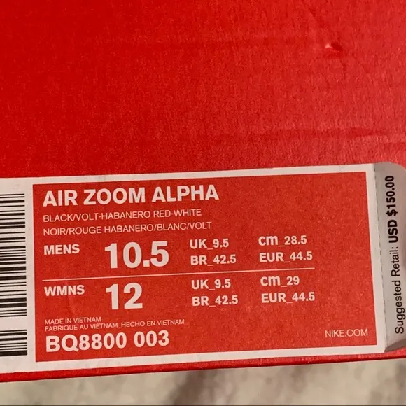 Men’s Nike Air Zoom. Alpha Athletic Shoes