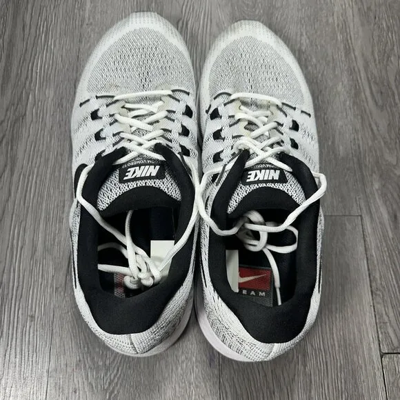 Men's Nike Zoom Vomero 887026-041 Running Walking Shoes Size 15 White Gray Blu