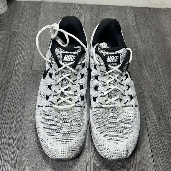 Men's Nike Zoom Vomero 887026-041 Running Walking Shoes Size 15 White Gray Blu