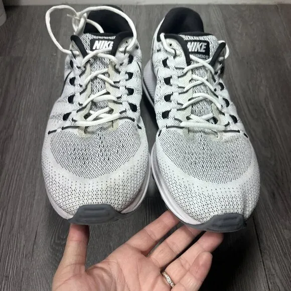 Men's Nike Zoom Vomero 887026-041 Running Walking Shoes Size 15 White Gray Blu