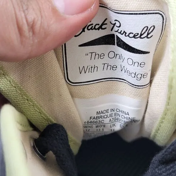 Mens Sz 12 Green Converse Jack Purcell x ASAP Nast Chukka Mid Beechnut Sneakers