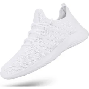 Mens White Shoes Comfortable Fashion Non Slip Sneakers
