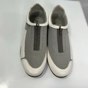 Mephisto Allrounder white and grey walking shoes sz 10