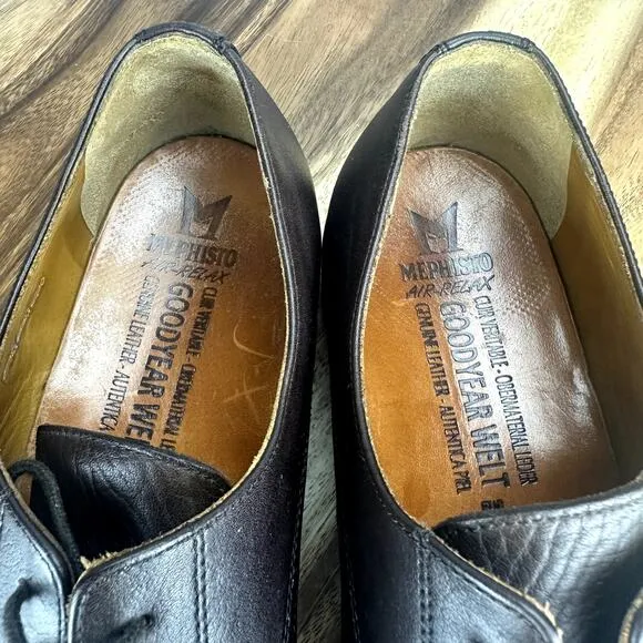 Mephisto Melchior Men's Size 12 Brown Leather Comfort Walking Shoes