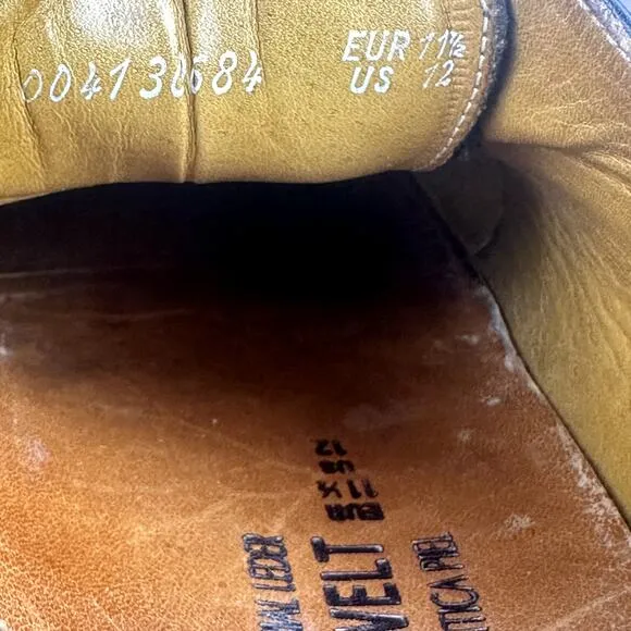 Mephisto Melchior Men's Size 12 Brown Leather Comfort Walking Shoes