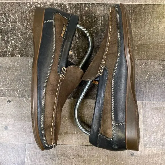 Mephisto Men’s Size 8 Baduard Suede Leather Slip On Brown Casual Nubuck Shoes